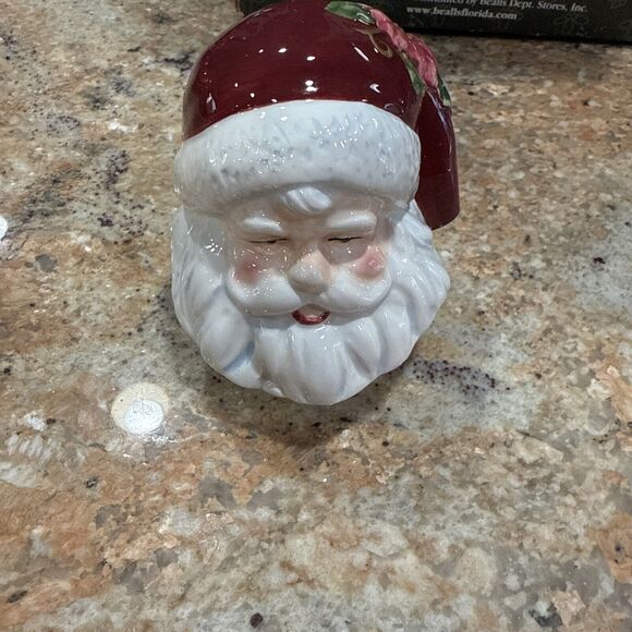 Florida Marketplace Santa Claus Ceramic Tea Pot Hand Painted - Picture 3 of 9